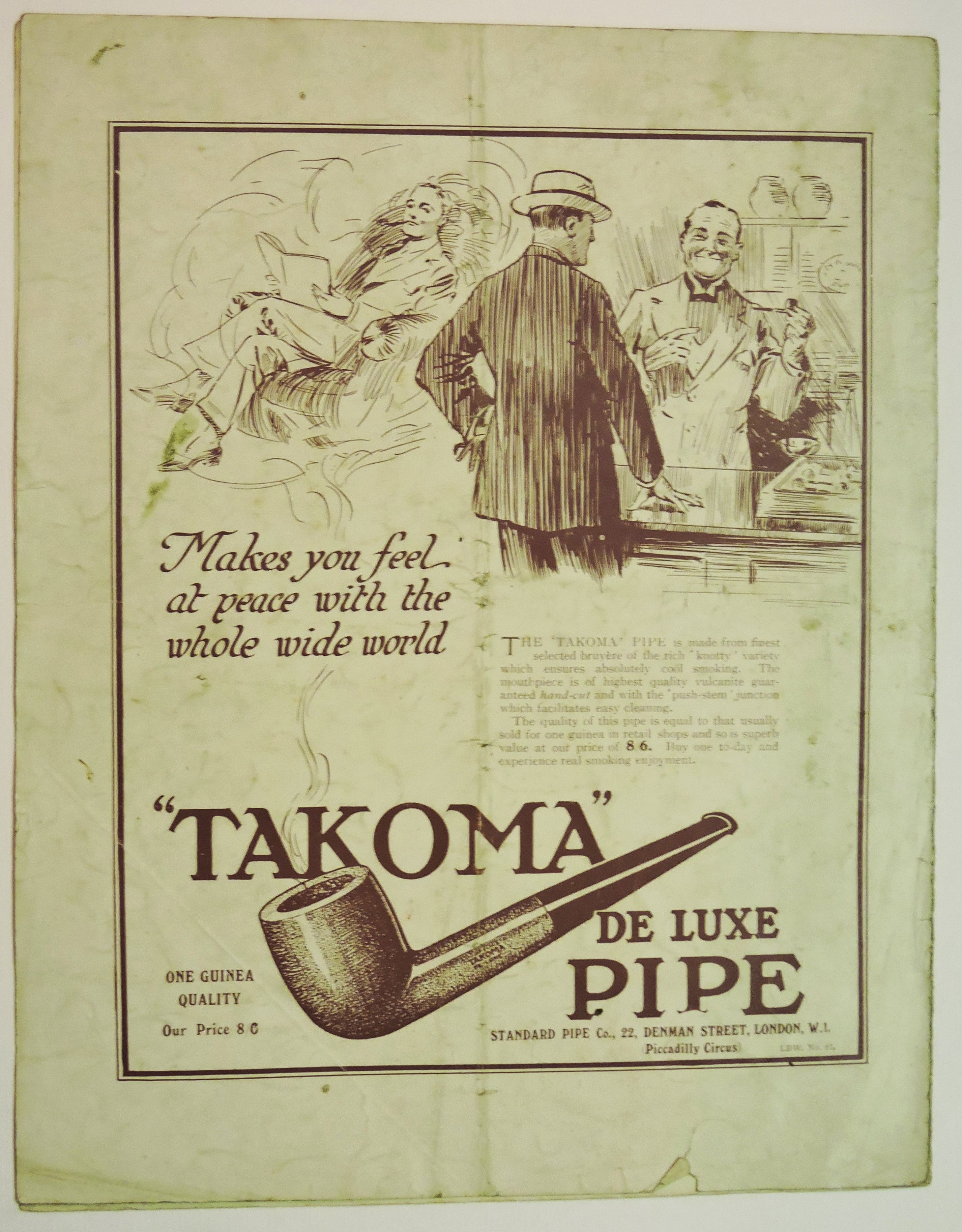 Takooma de luxe pipe Bill Bagley Rocks and Minerals